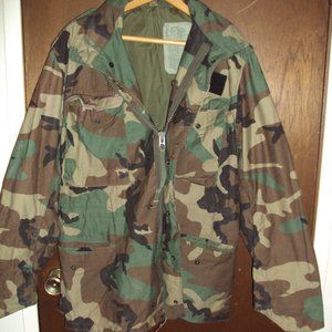Camouflage Coat, Army, Cold Weather Field Camo Coat, Medium Regular